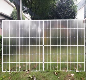 White matrix was printed by screen printing to increase power reflection